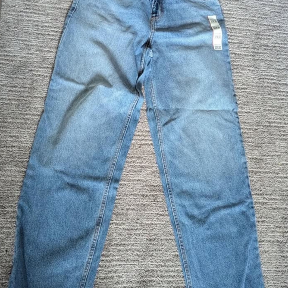 BNWT Blue Wide Leg High Waist Denim Jeans